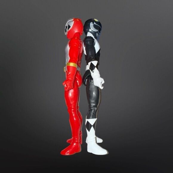 Power Rangers Dino Fury Red Ranger & Black Ranger Action Figures 12” - Picture 2 of 11